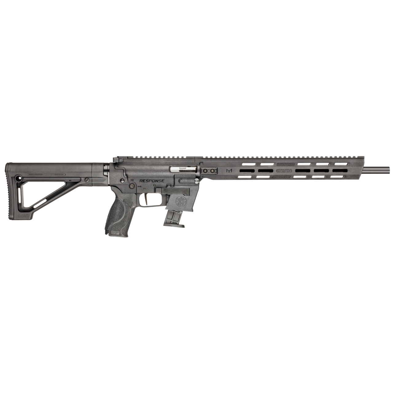 dSMITH & WESSON RESPONSE 9MM RFL 16.5" NON THRD, FIXED STOCK, NJ COMP.