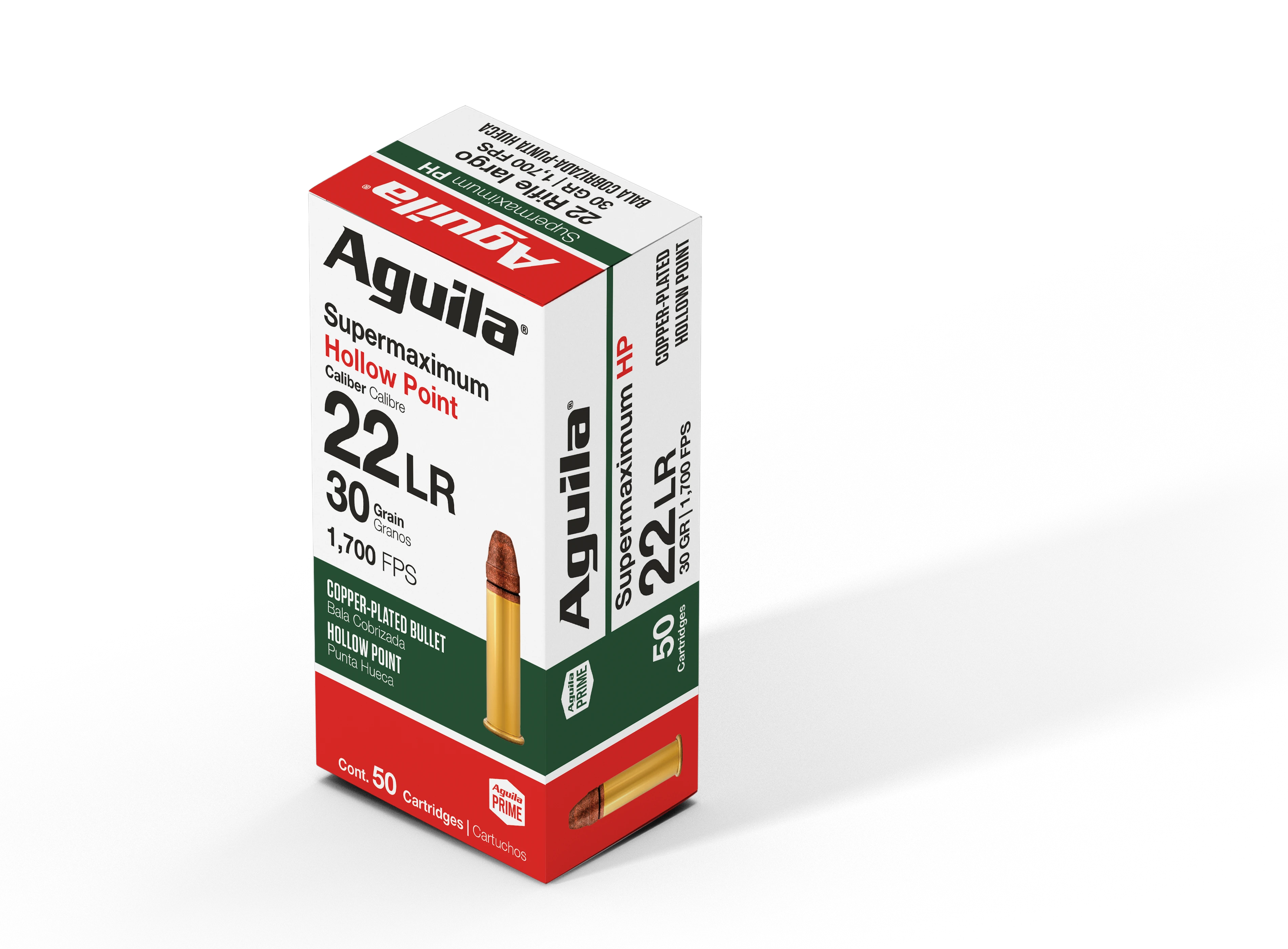 Aguila .22 Long Rifle Supermaximum 30gr LSHP Ammo