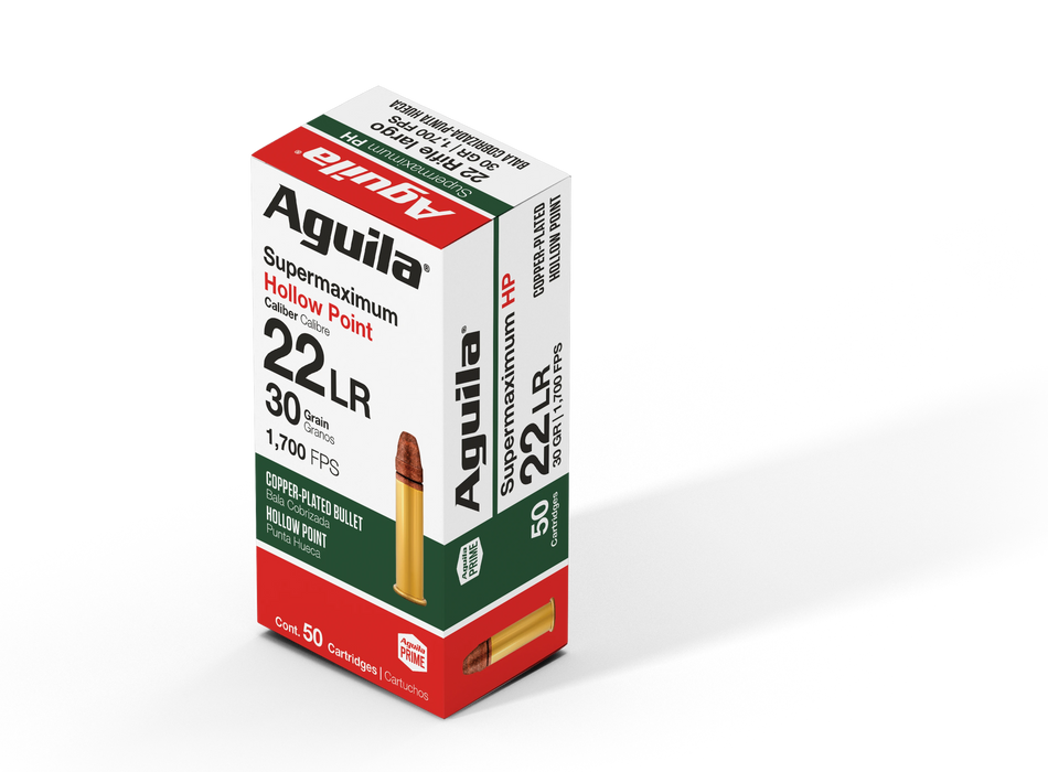 Aguila .22 Long Rifle Supermaximum 30gr LSHP Ammo