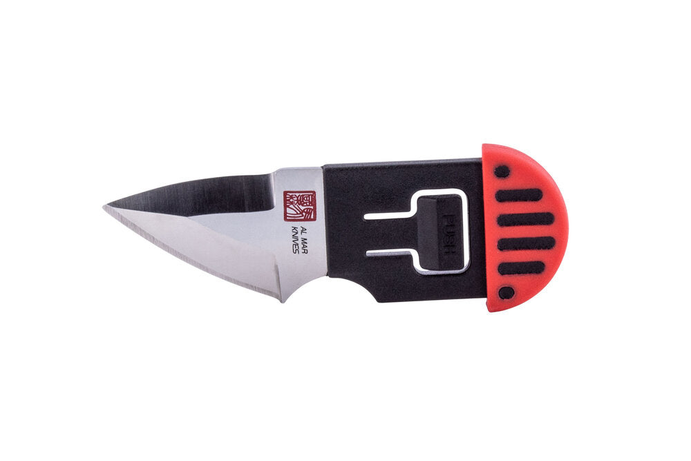 AL MAR KNIVES STINGER RED & BLACK