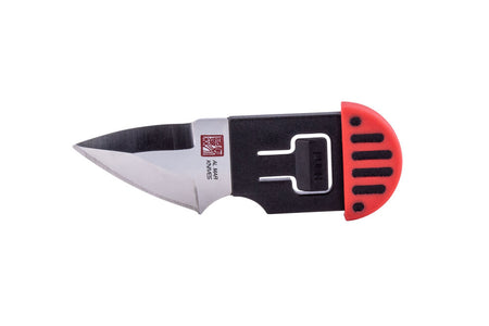 AL MAR KNIVES STINGER RED & BLACK