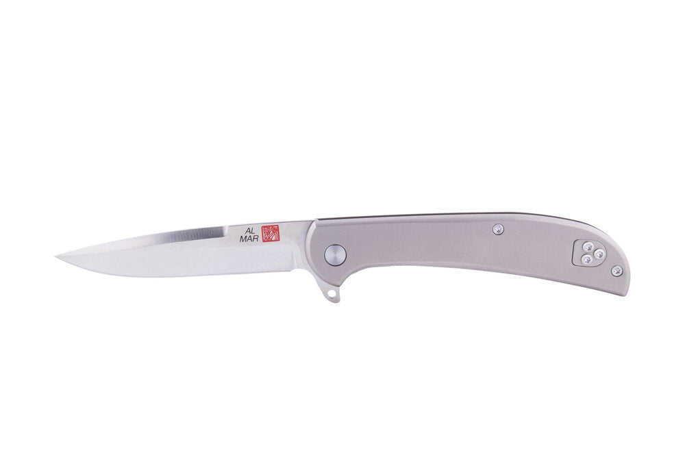 AL MAR KNIVES UL TITANIUM FALCON 3.15" D2 BLADE