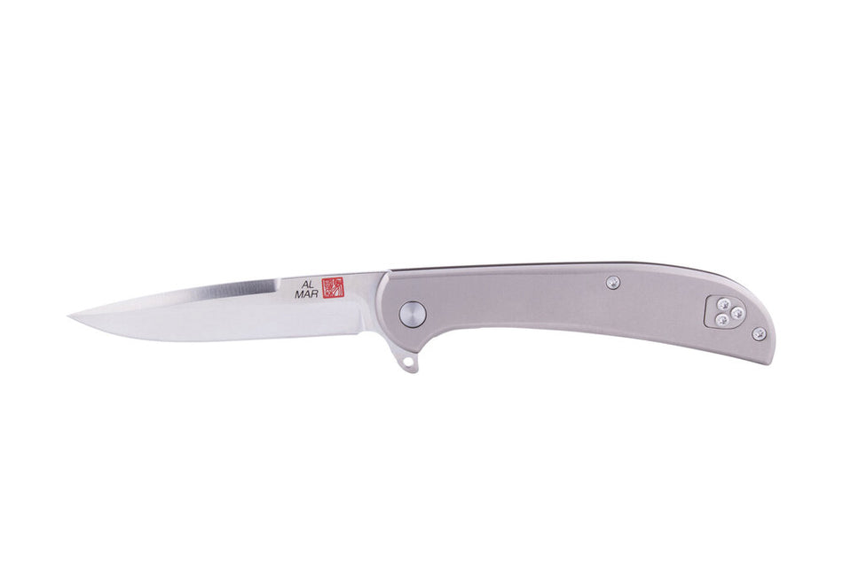 AL MAR KNIVES UL TITANIUM FALCON 3.15" D2 BLADE