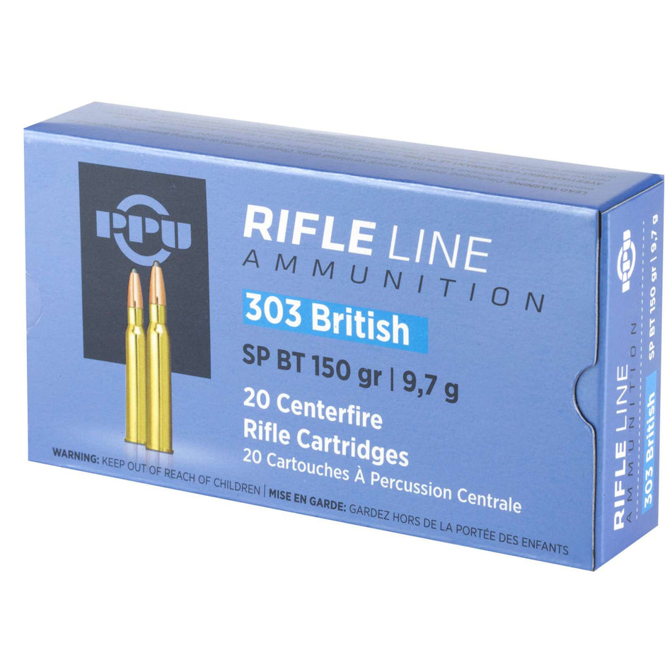 Prvi Partizan .303 British PPUCenterfire 150gr JSP Ammo