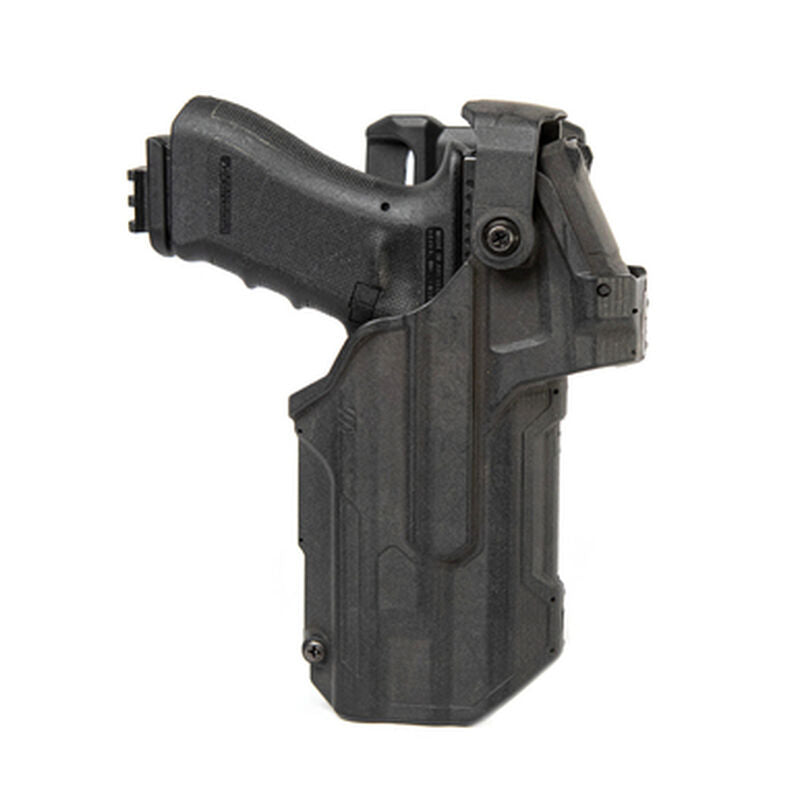 BLACKHAWK HOLSTER L3D T-SERIES LB/RDS GLOCK 17/19/22/23 TLR7A  LH BLACK (VBPD) FITS 509T