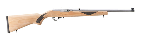RUGER 10/22 SPORTER 22LR 18.5" STS BBL NATURAL WOOD STOCK, 1-10RD MAG