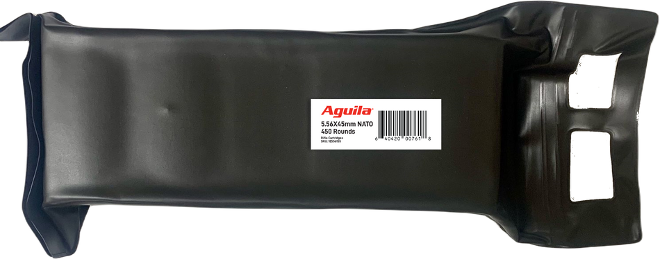 Aguila 5.56x45mm NATO  55gr FMJ Ammo