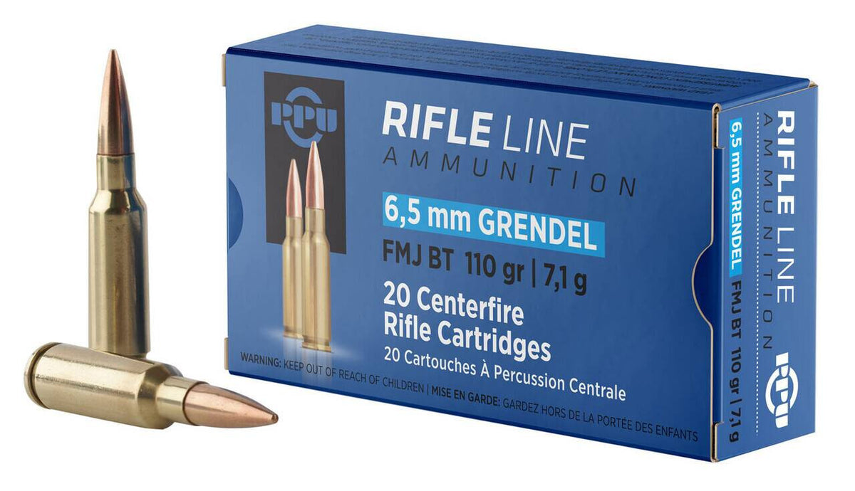 Prvi Partizan 6.5mm Grendel Rifle Line 110gr FMJ Ammo