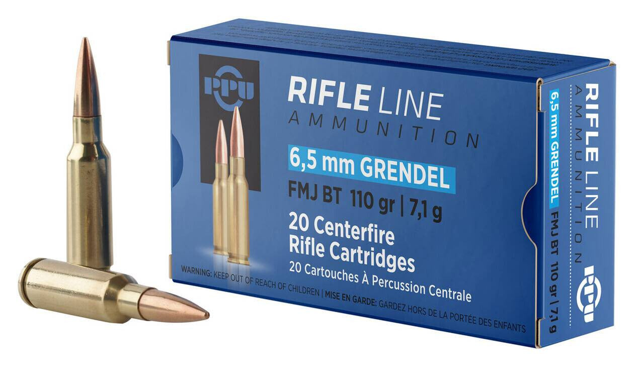 Prvi Partizan 6.5mm Grendel Rifle Line 110gr FMJ Ammo