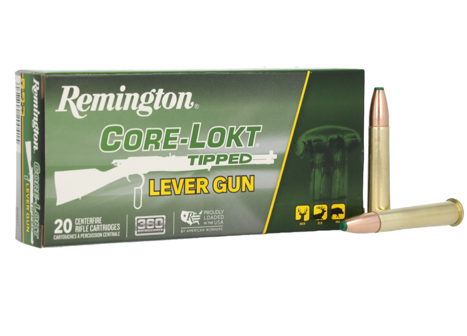 Remington .45-70 Government CORE-LOKT TIPPED LEVER GUN 300gr PolyTip Ammo