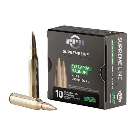 Prvi Partizan .338 Lapua Magnum MatchKing Competition 250gr BTHP Ammo