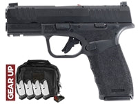 dSPRINGFIELD ARMORY HELLCAT PRO GEAR UP 9MM 3.7" BLK OSP 5-10RD, CT-1500, RANGE BAG, CA COMPLIANT