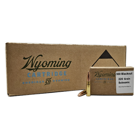 Wyoming Cartridge .300 AAC Blackout SUBSONIC 220gr FMJ Ammo