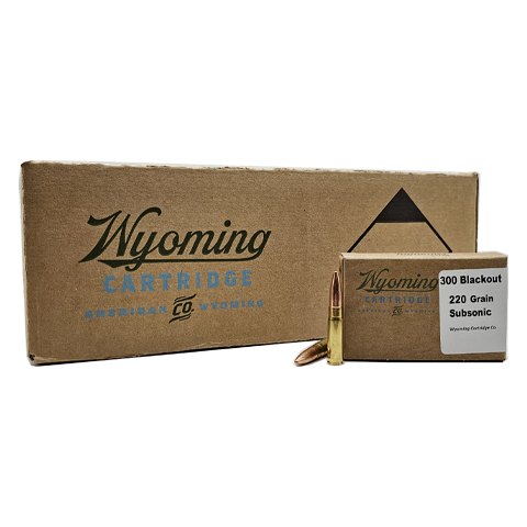 Wyoming Cartridge .300 AAC Blackout SUBSONIC 220gr FMJ Ammo