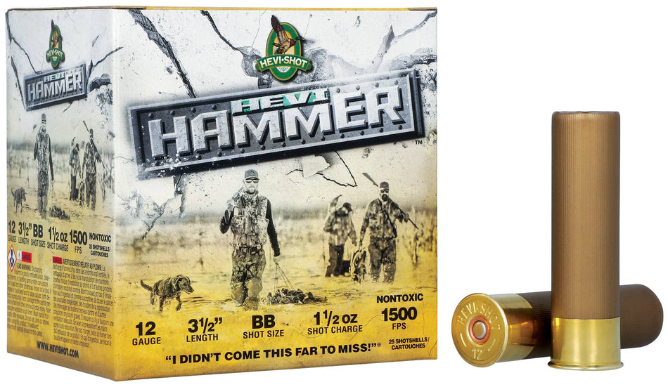 HEVI-Shot HEVI HAMMER 12 Gauge 3 in 1-1/4 oz BB
