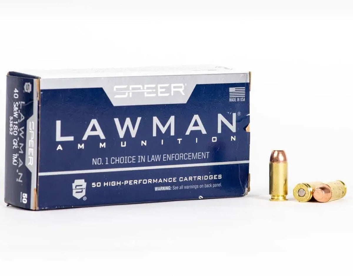 Speer .40 S&W Lawman 180gr TMC Ammo