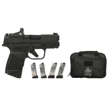 dSPRINGFIELD ARMORY HELLCAT GEAR UP PKG OSP 9MM 3" BLK 5-10RD CT-1500, RANGE BAG