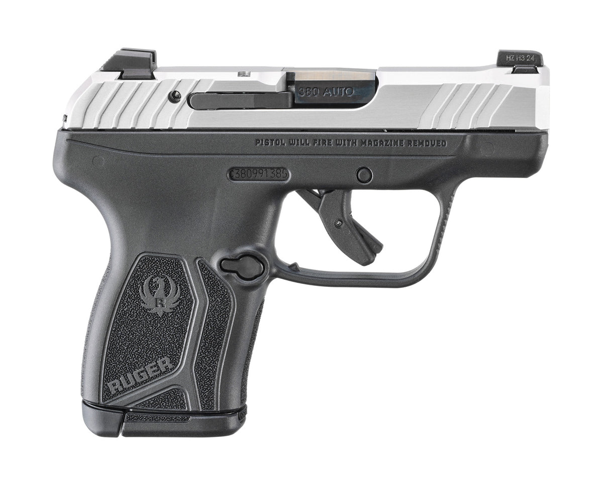 dRUGER LCP MAX M.S. 380ACP 2.8" BBL, STAINLESS/BLACK 1-10RD MAG