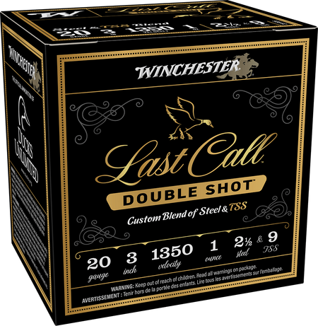 WINCHESTER 20 GA 3 HS 1 2.5&9TSS LSTCLDS 25 RD/BX 10 BX/CS