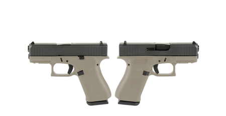 GLOCK G43X 9MM PISTOL 3.41" MCMILLIAN TAN NIGHT SIGHTS 2-10RD MAGS