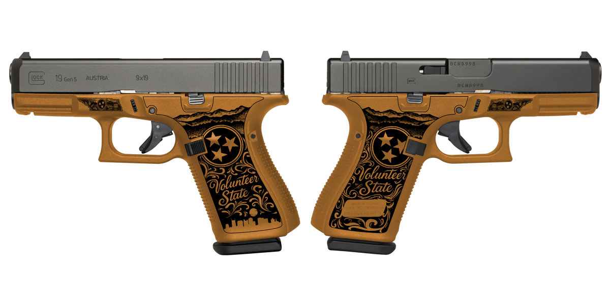 GLOCK 19 GEN 5 TENNESSEE ORANGE 9MM PISTOL 4.02" FXD 5.5lb 3-15RD MAG CASH AMERICA EXCLUSIVE