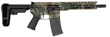 DIAMONDBACK DB15 5.56 10" PSTL RHODESIAN BRUSHSTROKE W/SBA3 BRACE 30RD MAG ORION EXCLUSIVE