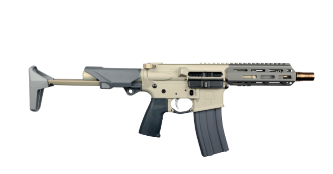 Q SUGAR WEASEL 300BLK SBR 7" BLK/GRY 1-30RD MAGAZINE