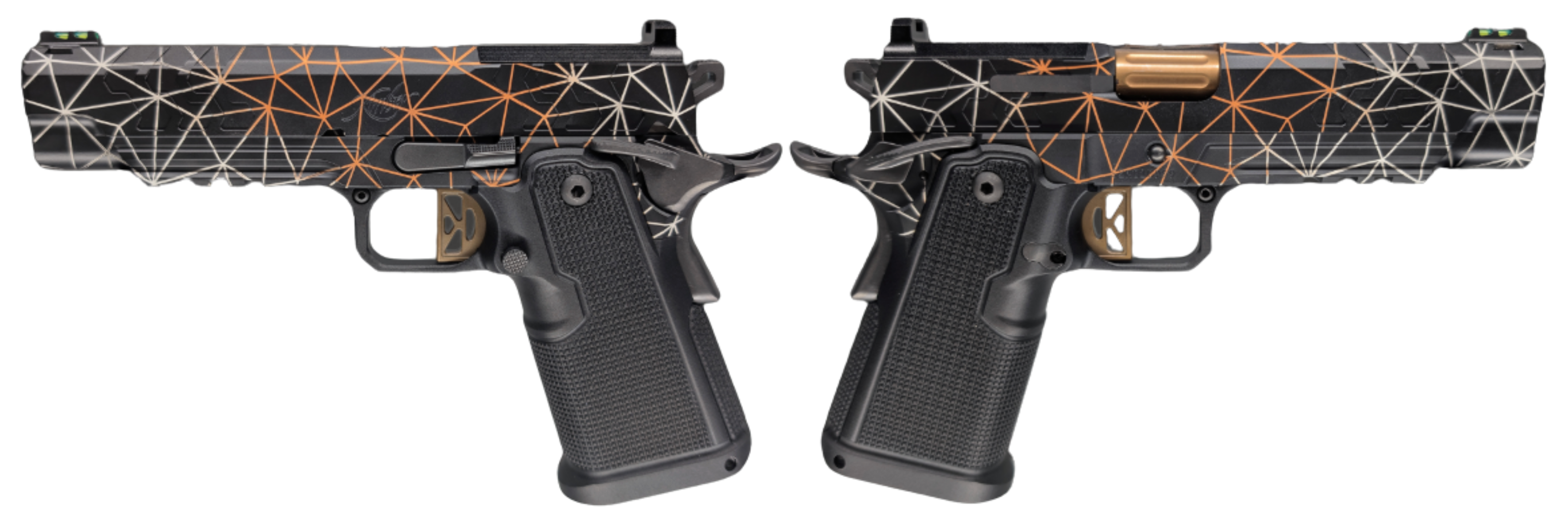 KIMBER 2K11 GALAXY O.R. 45ACP PISTOL 5", BLK,ORANGE, WHITE 3-13RD MAGS