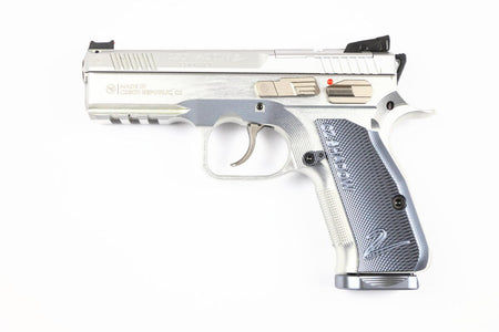 CZ SHADOW II COMPACT INDUSTRIAL SERIES 9MM PISTOL SILVER 4" 2-15RD MAGS