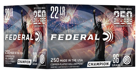 FEDERAL 22LR 36GR CPHP 250TH 250RD/BX 10BX/CS