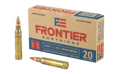 Frontier 5.56x45 NATO 75gr BTHP Match Ammo