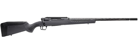 Savage Arms 57910 Impulse Driven Hunter 300 Win Mag 3+1 20" Matte Black Threaded Barrel, Matte Black Carbon Steel Receiver w/Picatinny Rail, Gray AccuStock Synthetic Stock, Ambidextrous