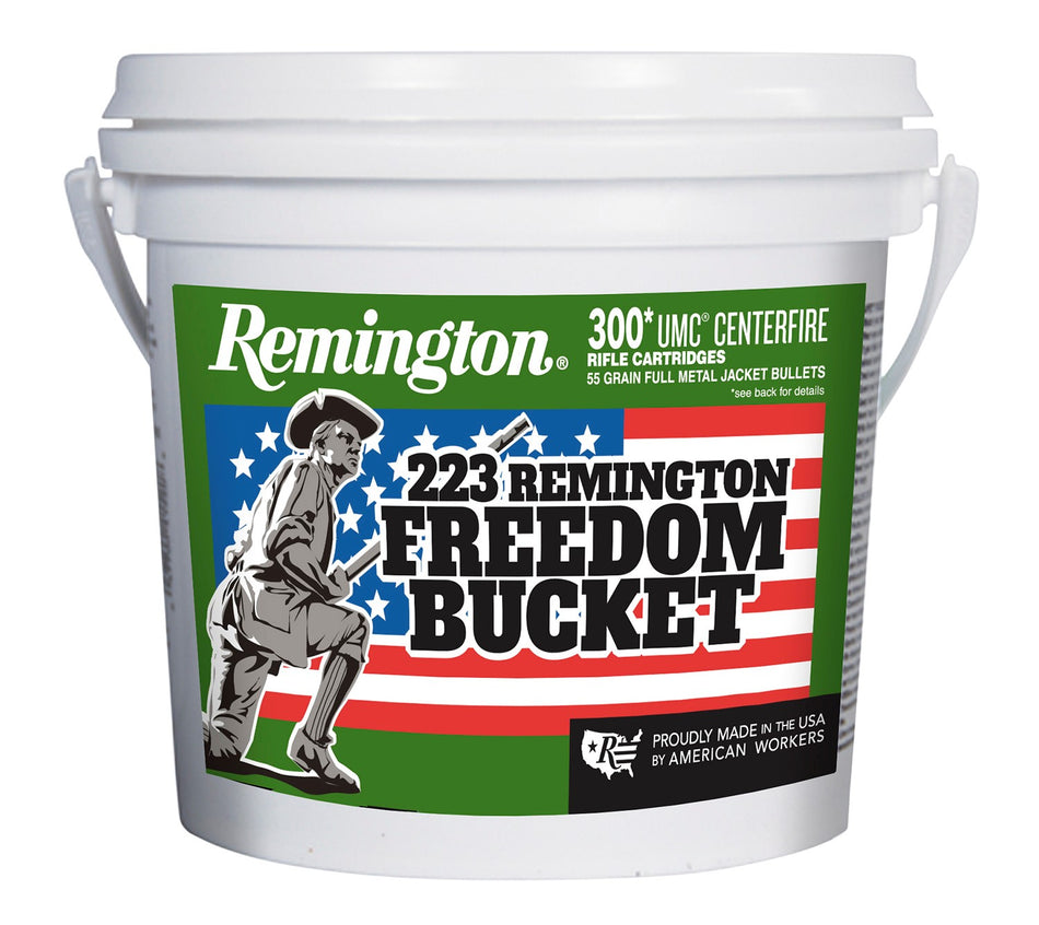 Remington .223 Rem UMC Freedom Bucket 55gr FMJ Ammo