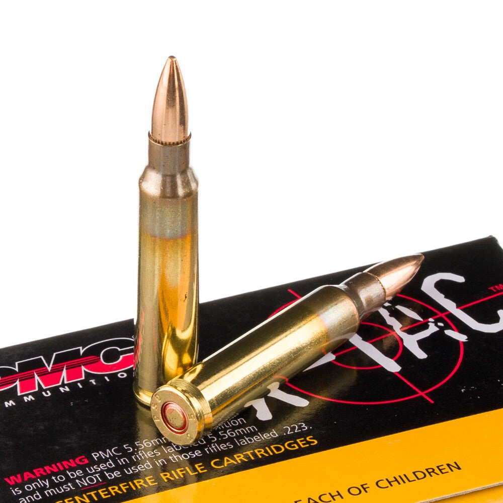PMC X-Tac M193 5.56x45 NATO 55 Grain Full Metal Jacket Boat Tail