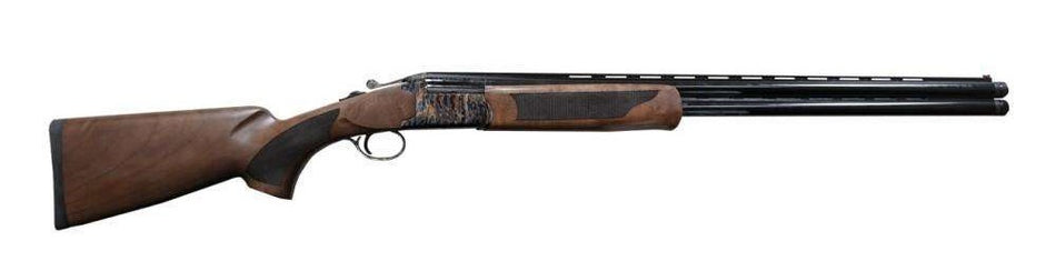 Pointer KAR2828HT Acrius Full Size 28 Gauge Break Open 2.75" 2rd 28" Black Over/Under Vent Rib Barrel, Color Case Hardened Steel Receiver, Fixed Turkish Walnut Stock, Ambidextrous