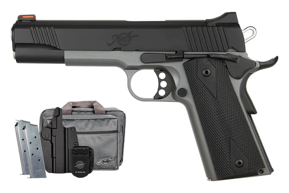 Kimber Mfg, Inc 3700891 Custom LW Shadow Ghost Bundle 45 ACP