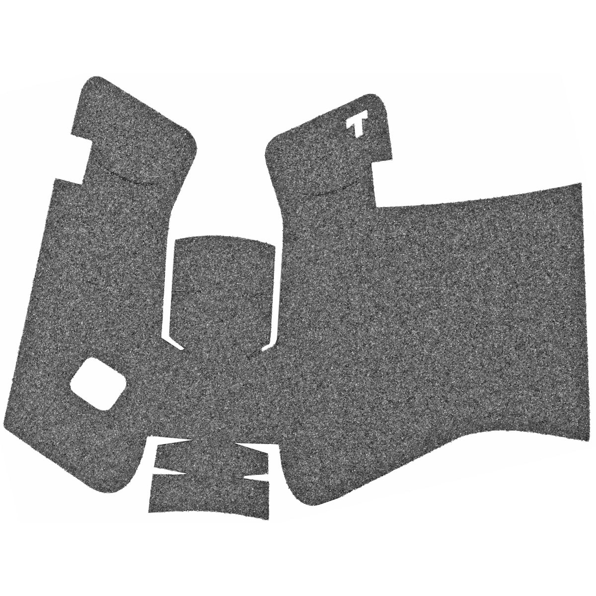 TALON Grips for Glock Gen 5 Models 17, 19X, 22, 34 and 45 with No Backstrap Installed - Granulate, Grip