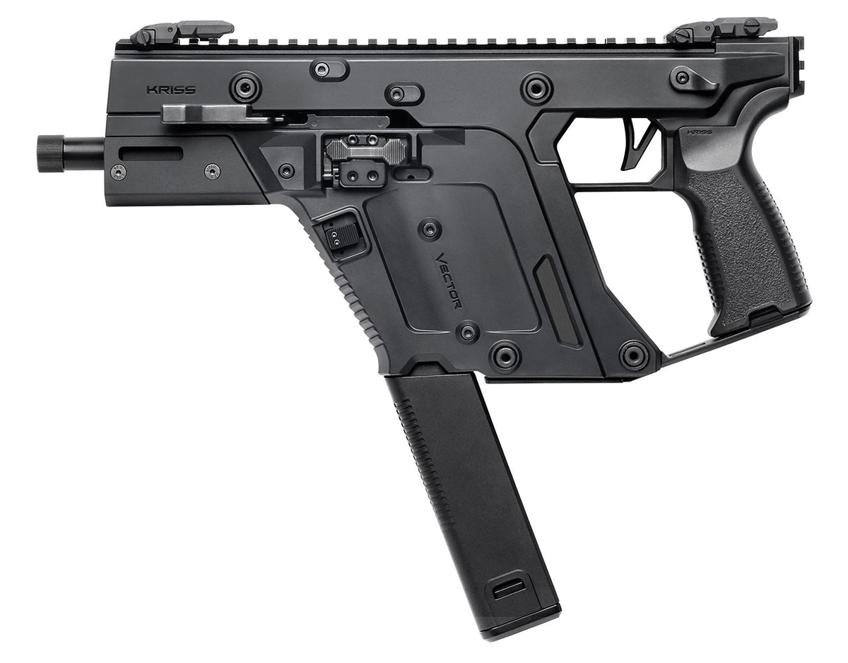 Kriss USA KV103PBL00 Vector SDP Gen3 10mm Auto 33+1 5.50" Black Nitride Threaded Barrel, M-LOK Handguard, Black Picatinny Rail Receiver & Rear, Black Polymer Grip, Ambidextrous, Glock Mag Compatible
