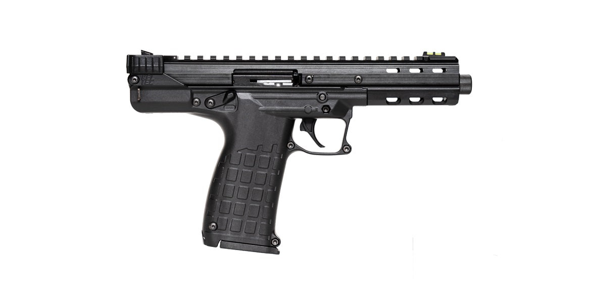 Kel-Tec CP33BLK CP33 22 LR 33+1 5.50" All Black Ported/Threaded Barrel, Serrated/Optic Ready Slide, Polymer Frame w/M-LOK, Black Polymer Grip, Ambidextrous
