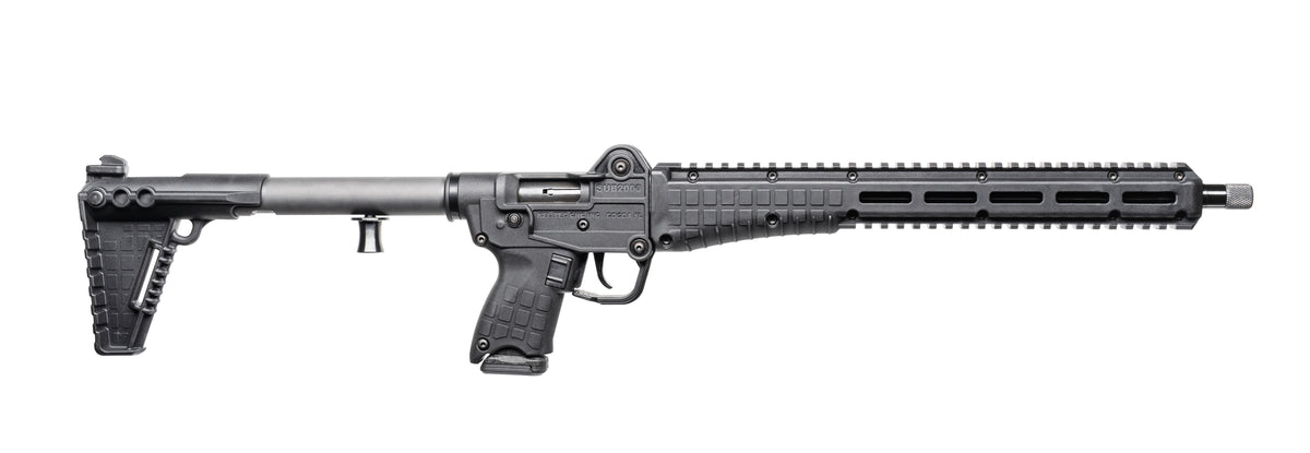 Kel-Tec SUB2K9GLKBLK10 SUB2000 Gen3 9mm Luger 10+1 16.15" Black Steel Threaded Barrel, Black Picatinny Rail Aluminum Receiver, M-LOK Handguard, Black Synthetic Folding Stock, Black Polymer Grip