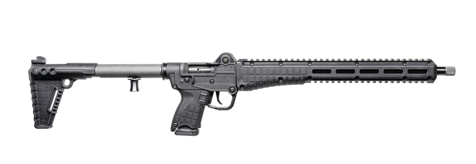 Kel-Tec SUB2K9GLKBLK10 SUB2000 Gen3 9mm Luger 10+1 16.15" Black Steel Threaded Barrel, Black Picatinny Rail Aluminum Receiver, M-LOK Handguard, Black Synthetic Folding Stock, Black Polymer Grip