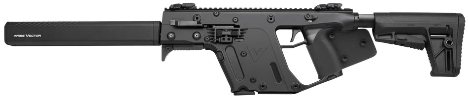 Kriss USA KV45CBL22 Vector CRB Gen2 *CA Compliant 45 ACP 10+1 Black Steel Barrel, Black Picatinny Rail Receiver, Fixed Black Synthetic Stock, Black California Paddle Grip, Glock Magazine Compatible