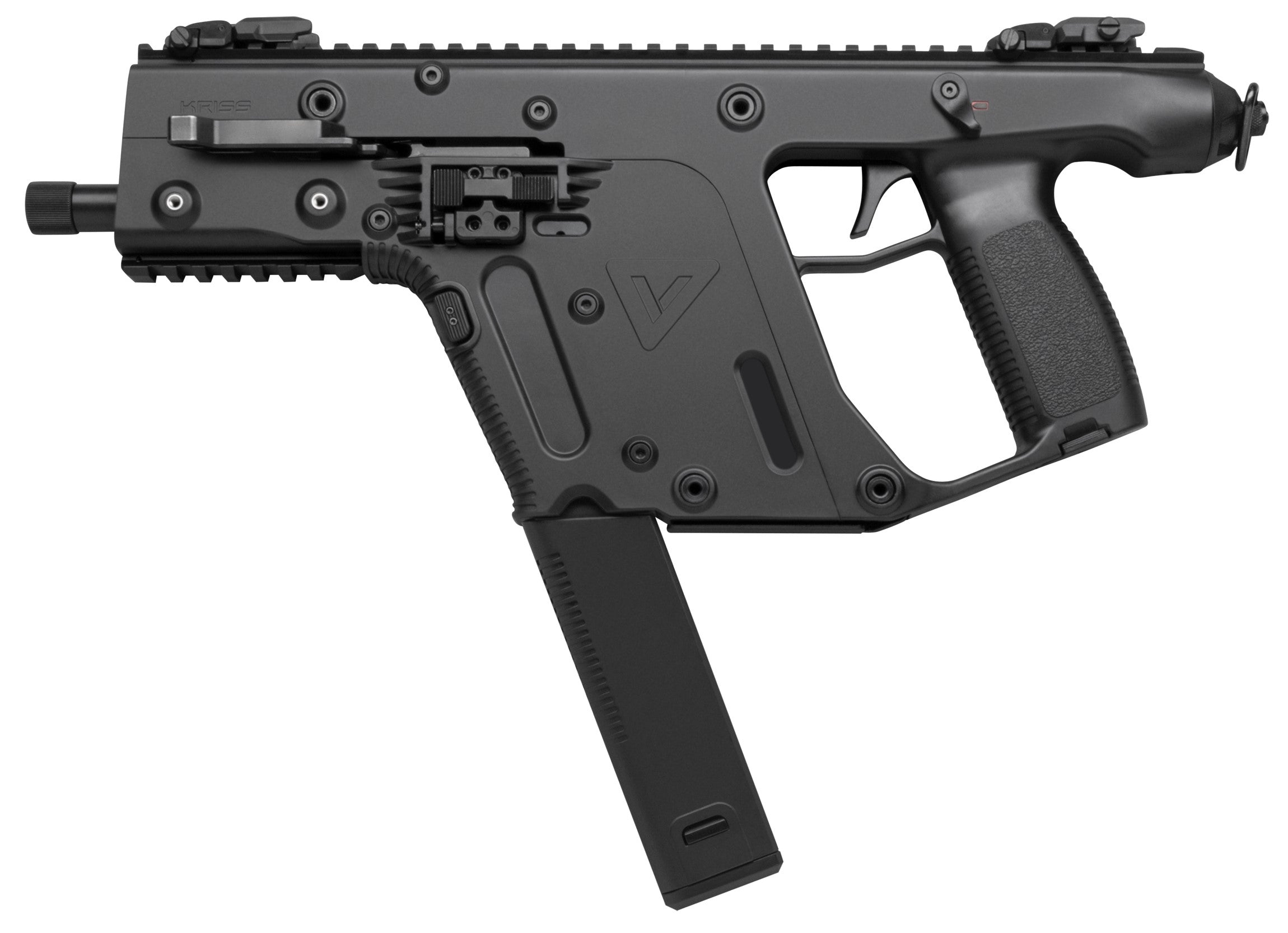Kriss USA KV90PBL20 Vector SDP Gen2 9mm Luger 40+1 5.50" Black Nitride Threaded Barrel, Black Polymer Picatinny Rail Receiver, Black Polymer Grip, Glock Mag Compatible