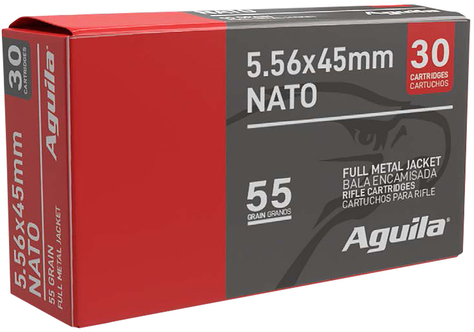 Aguila 5.56x45mm NATO  55gr FMJ Ammo