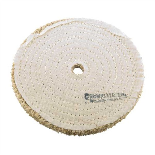 SISAL POLISHING WHEEL, 8" X .375", 3/4" ARBOR