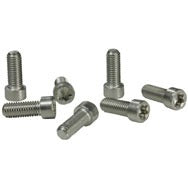 TORX HEAD BASE SCREWS, 6-48 THREAD, .350" LENGTH, BLUE