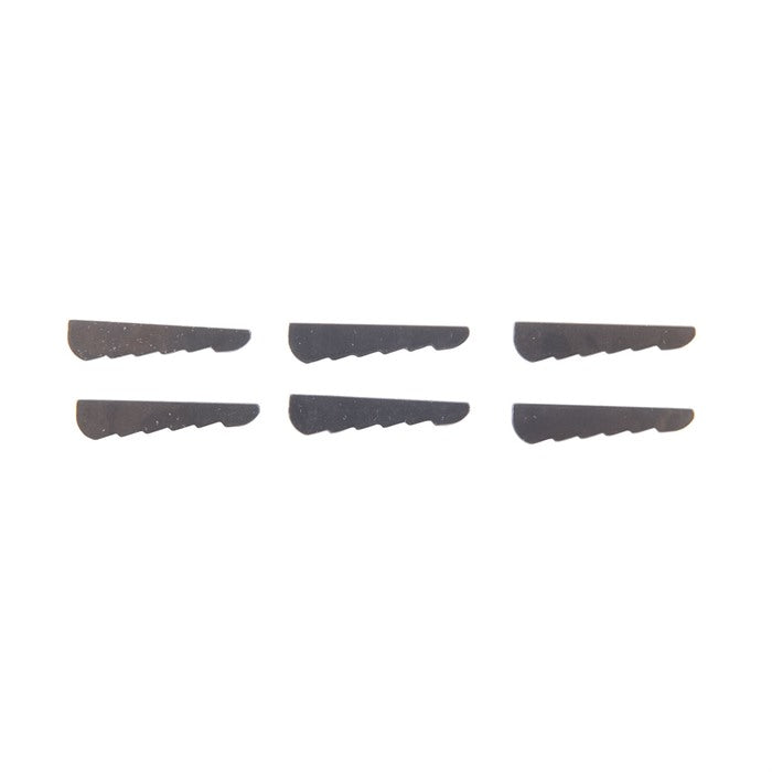 REAR SIGHT SINGLE STEP ELEVATORS 0.050" BLACK 6 PACK