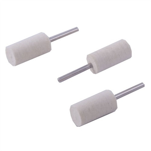 MANDREL MOUNTED FELT BOB SQUARE 1"X1/2" 3 PACK