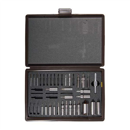 HANDGUN MASTER FACING/CHAMFERING COMBO SET WITH STEEL PILOTS