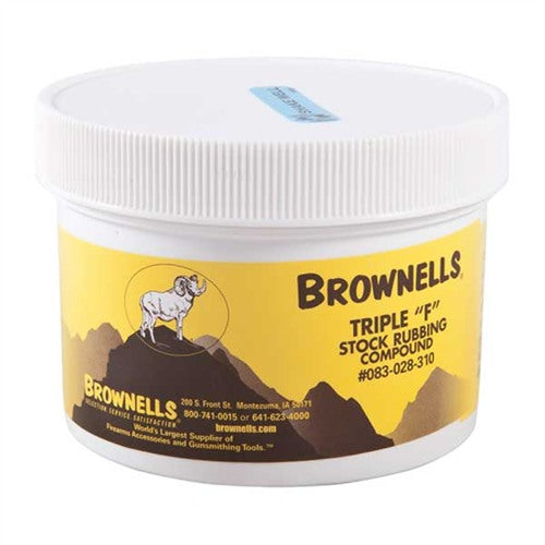 STOCK RUBBING COMPOUND, TRIPLE "F", 10OZ